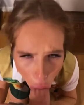 RealSkybri – Deepthroat fuck in her mouth!!!