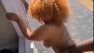 Icespice -doggy page with girlfriend outdoors