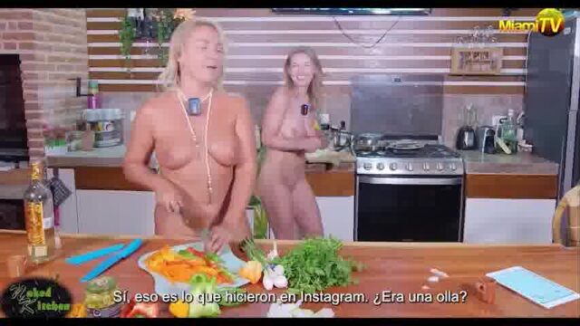 Jenny Scordamaglia onlyfans leak – dual girls nude in kitchen