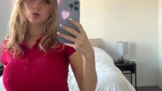 zooemoore onlyfans leaked – Selfie show off super big boobs