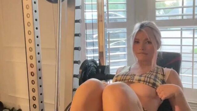 Diakimeko Nudes Gym Topless Strip Video Leaked