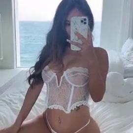 Angifuckingyang Nude White Lingerie