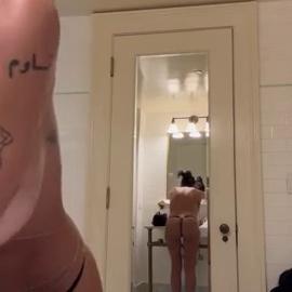 Mia Khalifa Undressing Black Dress Naked Video