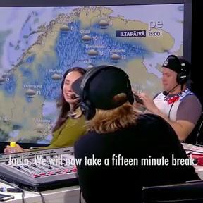 Naked Finnish Weather Girl